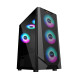 PC POWER PG-300 PANZER MESH ATX GAMING CASING (BLACK)